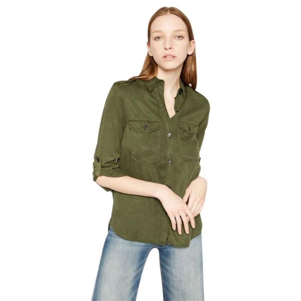 Zara denim top